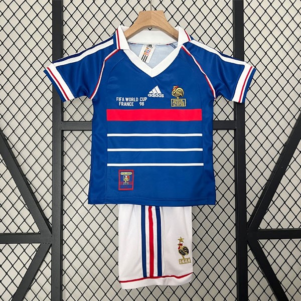 Camiseta Francia 1ª Retro Niño 1998